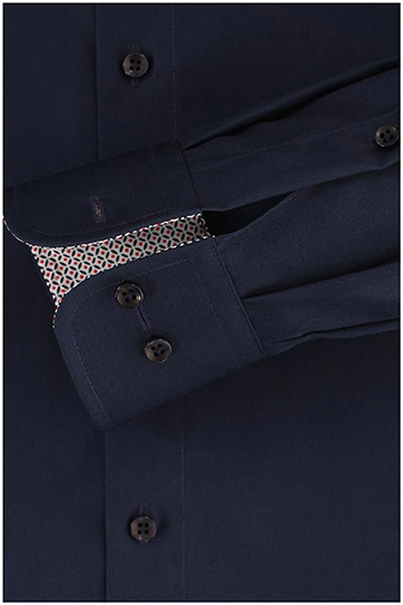 Camisas, Vestir Manga Larga, 111448, MARINO