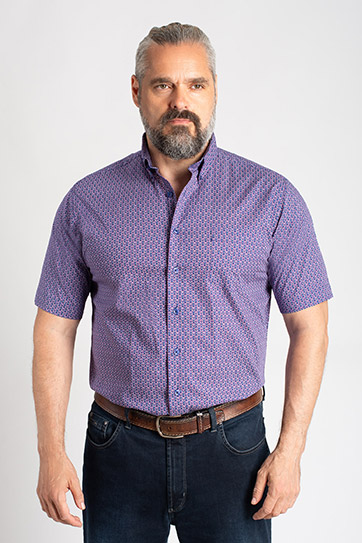Camisas, Sport Manga Corta, 111526, FUCSIA