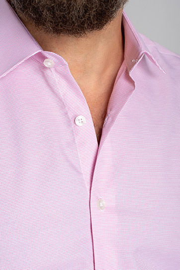 Camisas, Vestir Manga Larga, 111582, ROSA