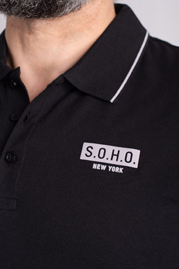 Sport, Polos M. Corta, 111617, NEGRO