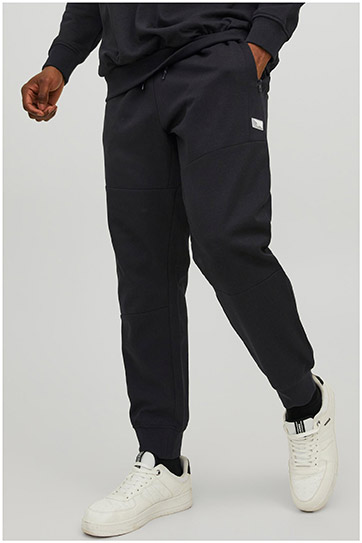 Pantalones, Chandal, 111904, NEGRO