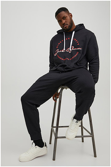 Pantalones, Chandal, 111904, NEGRO