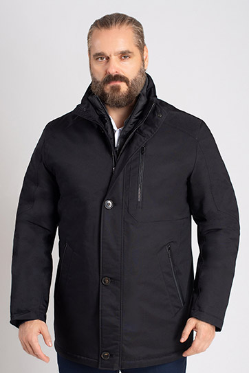 Abrigo, Chaquetones y Piel, 112420, NEGRO