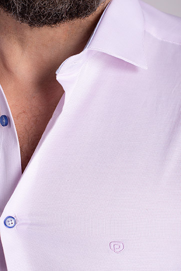 Camisas, Vestir Manga Larga, 112597, ROSA