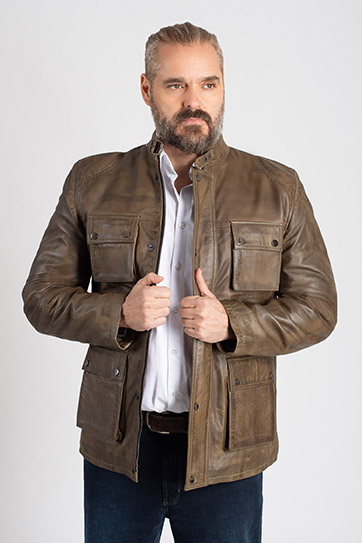 Abrigo, Chaquetones y Piel, 112973, MARRON