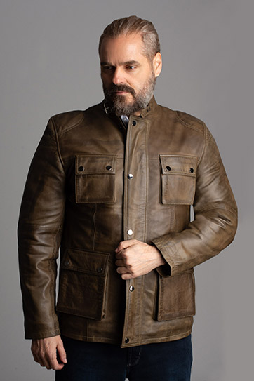 Abrigo, Chaquetones y Piel, 112973, MARRON