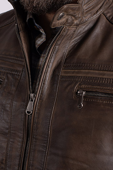 Abrigo, Chaquetones y Piel, 112974, MARRON