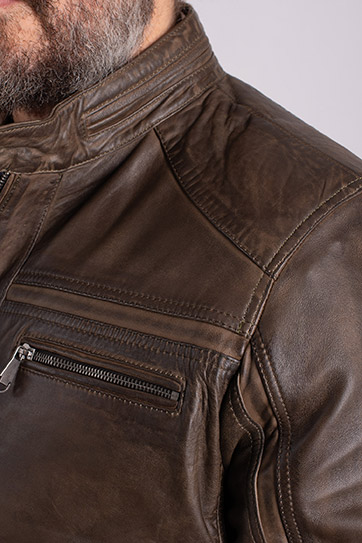 Abrigo, Chaquetones y Piel, 112974, MARRON