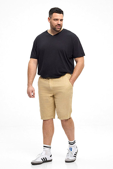 Pantalones, Bermudas, 112985, NATURAL