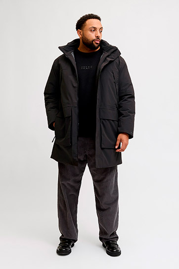 Abrigo, Chaquetones y Piel, 113052, NEGRO