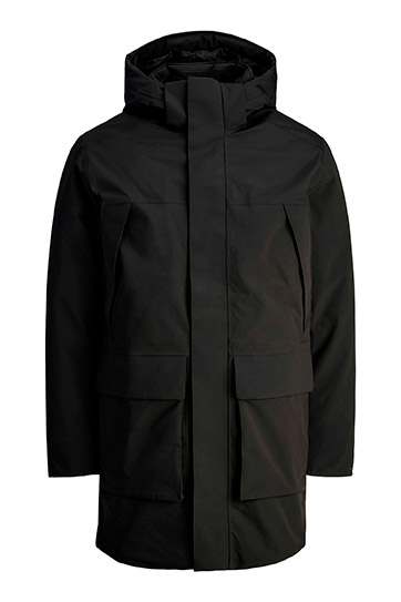 Abrigo, Chaquetones y Piel, 113052, NEGRO