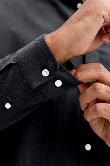 Camisas, Sport Manga Larga, 113062, NEGRO