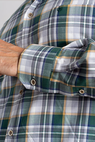 Camisas, Sport Manga Larga, 113070, VERDE