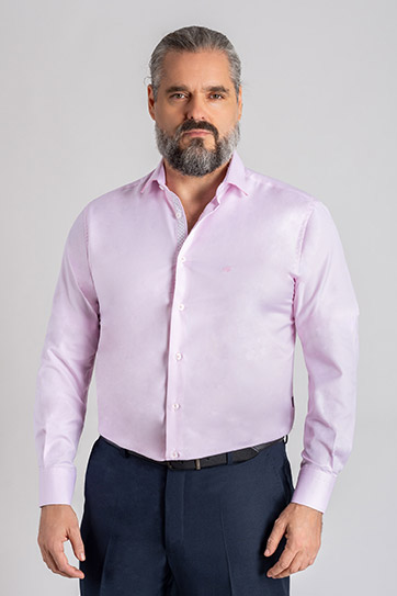 Camisas, Sport Manga Larga, 113072, ROSA