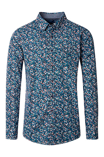 Camisas, Sport Manga Larga, 113079, MARINO