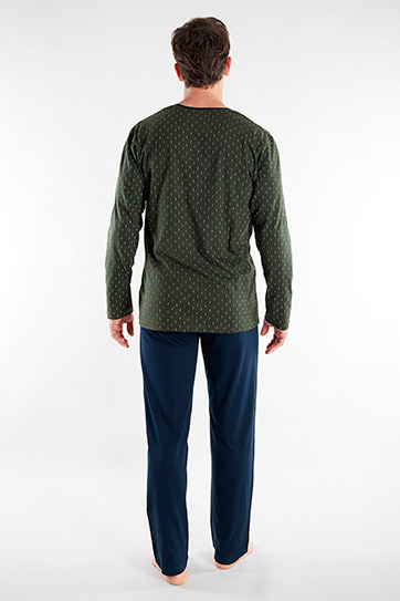 Homewear, Pijama M. Larga, 113095, OLIVA