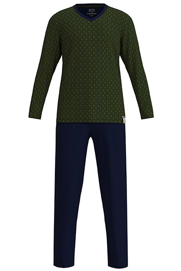 Homewear, Pijama M. Larga, 113095, OLIVA