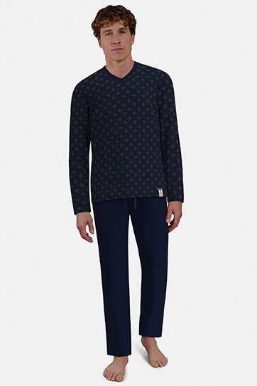 Homewear, Pijama M. Larga, 113097, MARINO