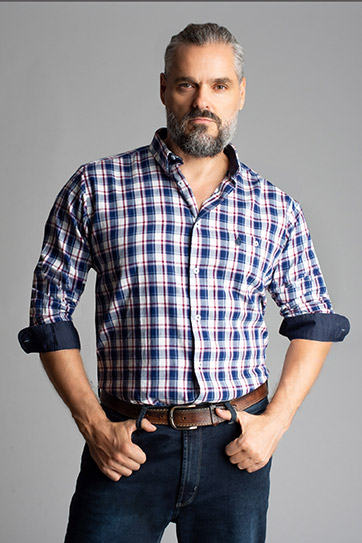 Camisas, Sport Manga Larga, 113128, MARINO