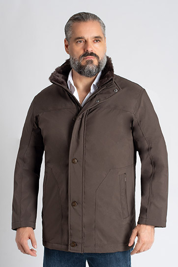Abrigo, Chaquetones y Piel, 113135, MARRON