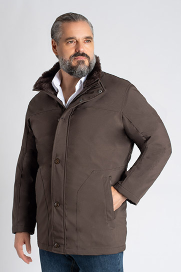 Abrigo, Chaquetones y Piel, 113135, MARRON