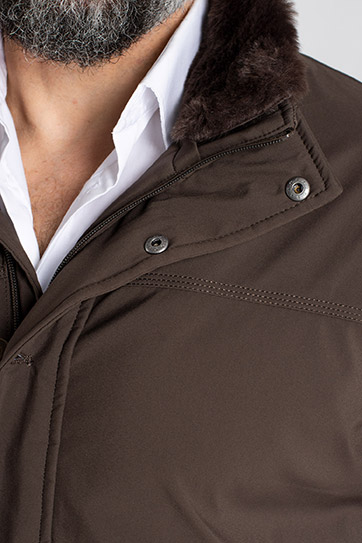 Abrigo, Chaquetones y Piel, 113135, MARRON