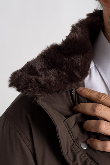 Abrigo, Chaquetones y Piel, 113135, MARRON