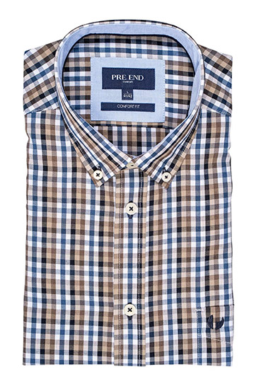 Camisas, Sport Manga Larga, 113148, MARRON