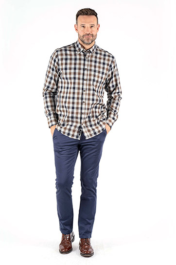 Camisas, Sport Manga Larga, 113150, MARINO