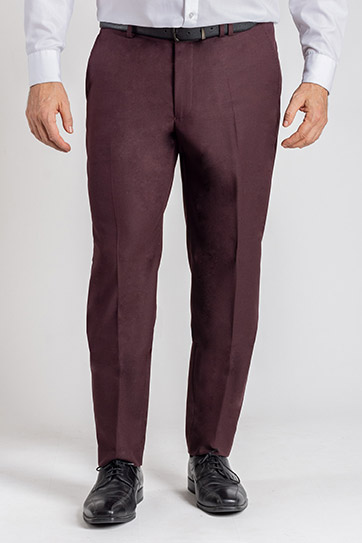 Pantalones, Vestir, 113166, BURDEOS