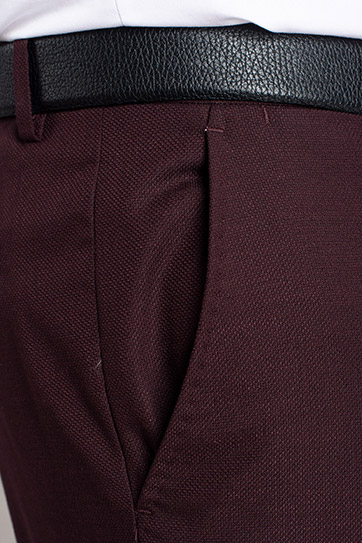 Pantalones, Vestir, 113166, BURDEOS