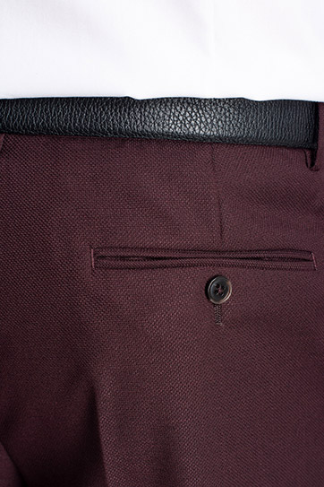 Pantalones, Vestir, 113166, BURDEOS