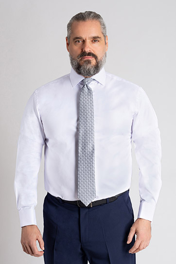 Camisas, Vestir Manga Larga, 113169, BLANCO