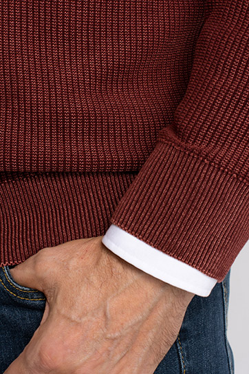 Punto, Jerseys, 113170, BURGONDI