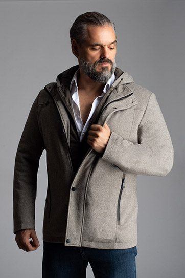 Abrigo, Chaquetones y Piel, 113182, BEIGE