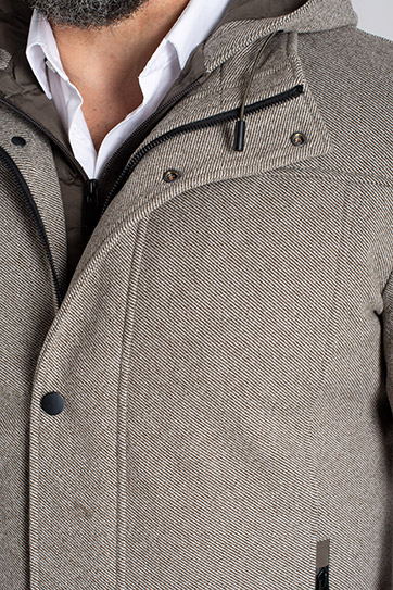 Abrigo, Chaquetones y Piel, 113182, BEIGE