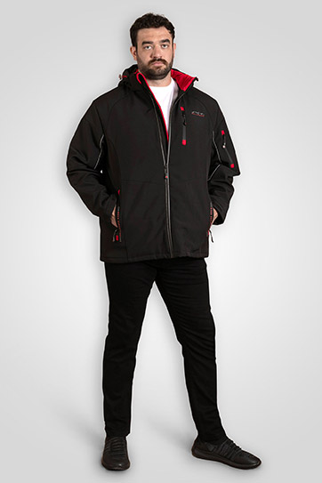 Abrigo, Chaquetones y Piel, 113255, NEGRO