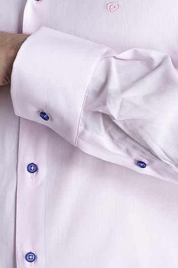 Camisas, Vestir Manga Larga, 113298, ROSA