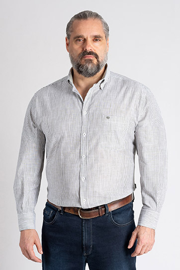 Camisas, Sport Manga Larga, 113300, OLIVA