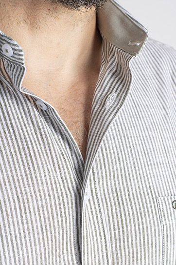 Camisas, Sport Manga Larga, 113300, OLIVA