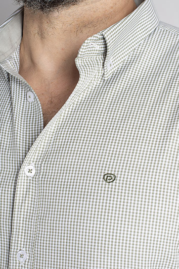 Camisas, Sport Manga Larga, 113302, VERDE