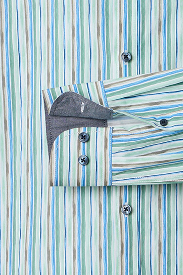 Camisas, Sport Manga Larga, 113310, VERDE