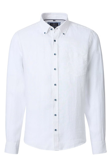 Camisas, Sport Manga Larga, 113419, BLANCO