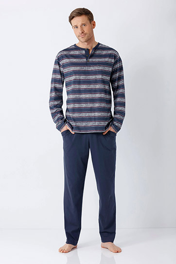Homewear, Pijama M. Larga, 113474, MARINO