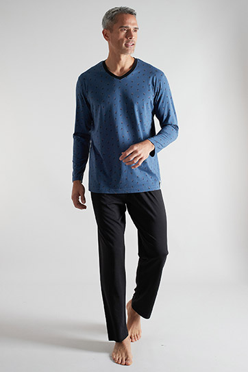Homewear, Pijama M. Larga, 113484, NOCHE