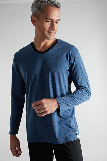 Homewear, Pijama M. Larga, 113484, NOCHE