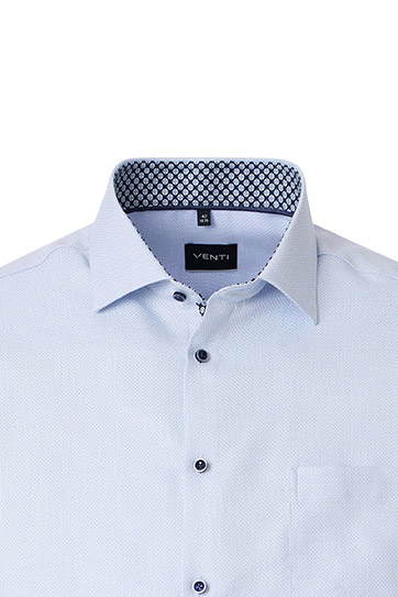 Camisas, Vestir Manga Larga, 113488, CELESTE