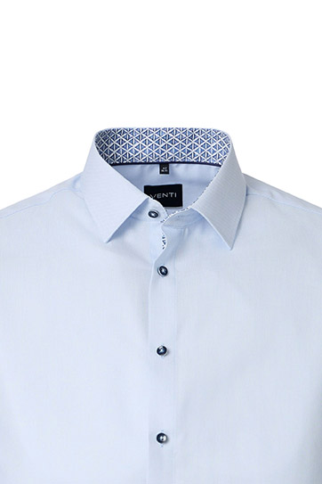Camisas, Vestir Manga Larga, 113490, CELESTE