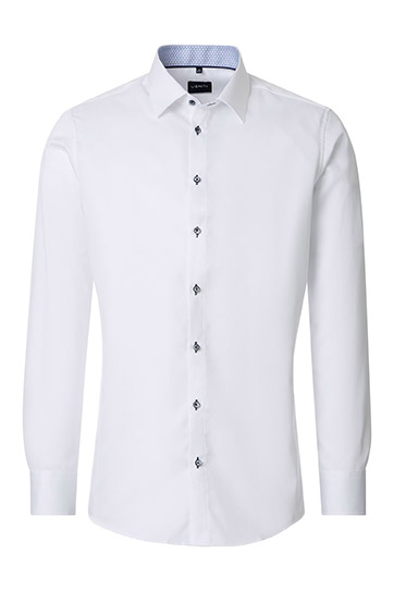 Camisas, Vestir Manga Larga, 113491, BLANCO