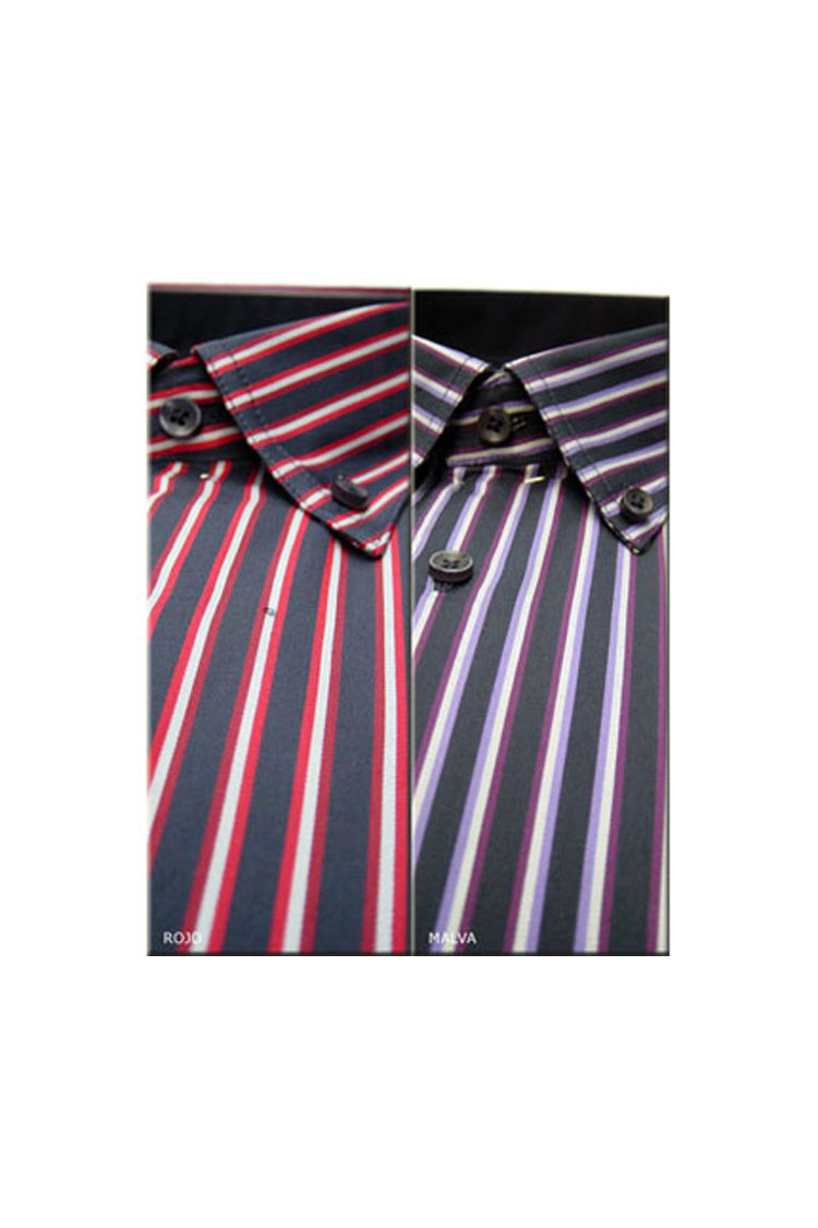 Camisas, Sport Manga Larga, 104118, ROJO | Zoom